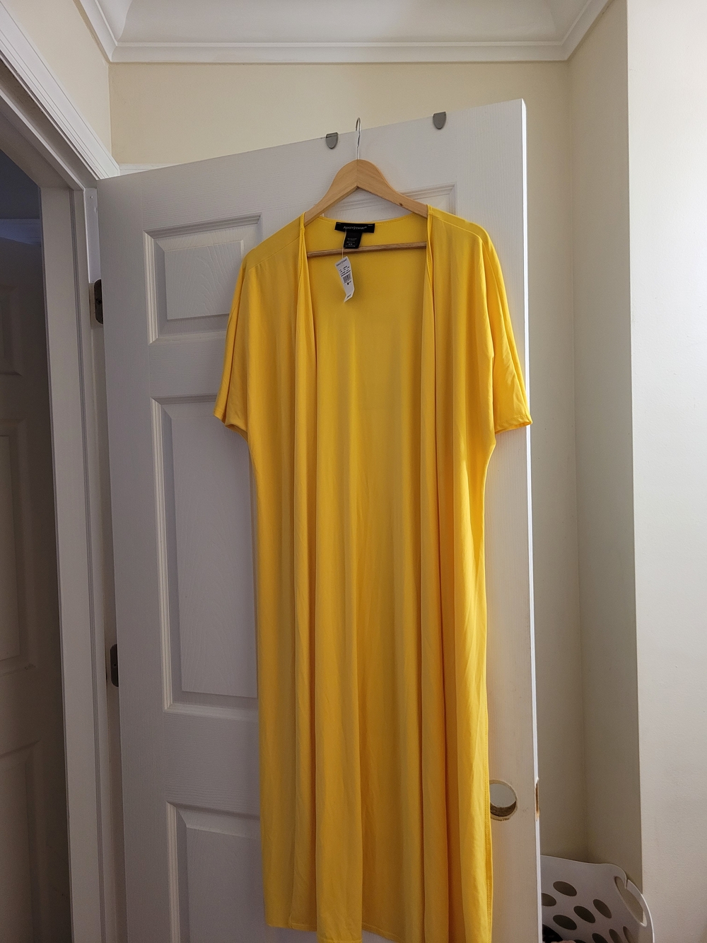 Ashley Stewart Bright Yellow Maxi Duster